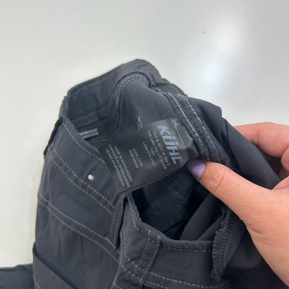 Kuhl Outdoor Renegade Recco Hiking Cargo Convertible Gray Pants Youth Small - Picture 7 of 14